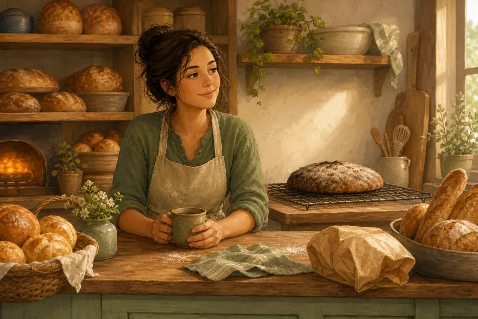 Illustration from The Sour Loaf